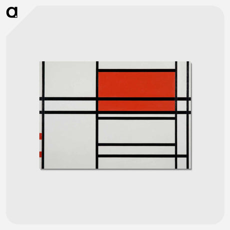 アートポストカード-Composition of Red and White: Nom 1
 - セントルイス美術館 Postcard.