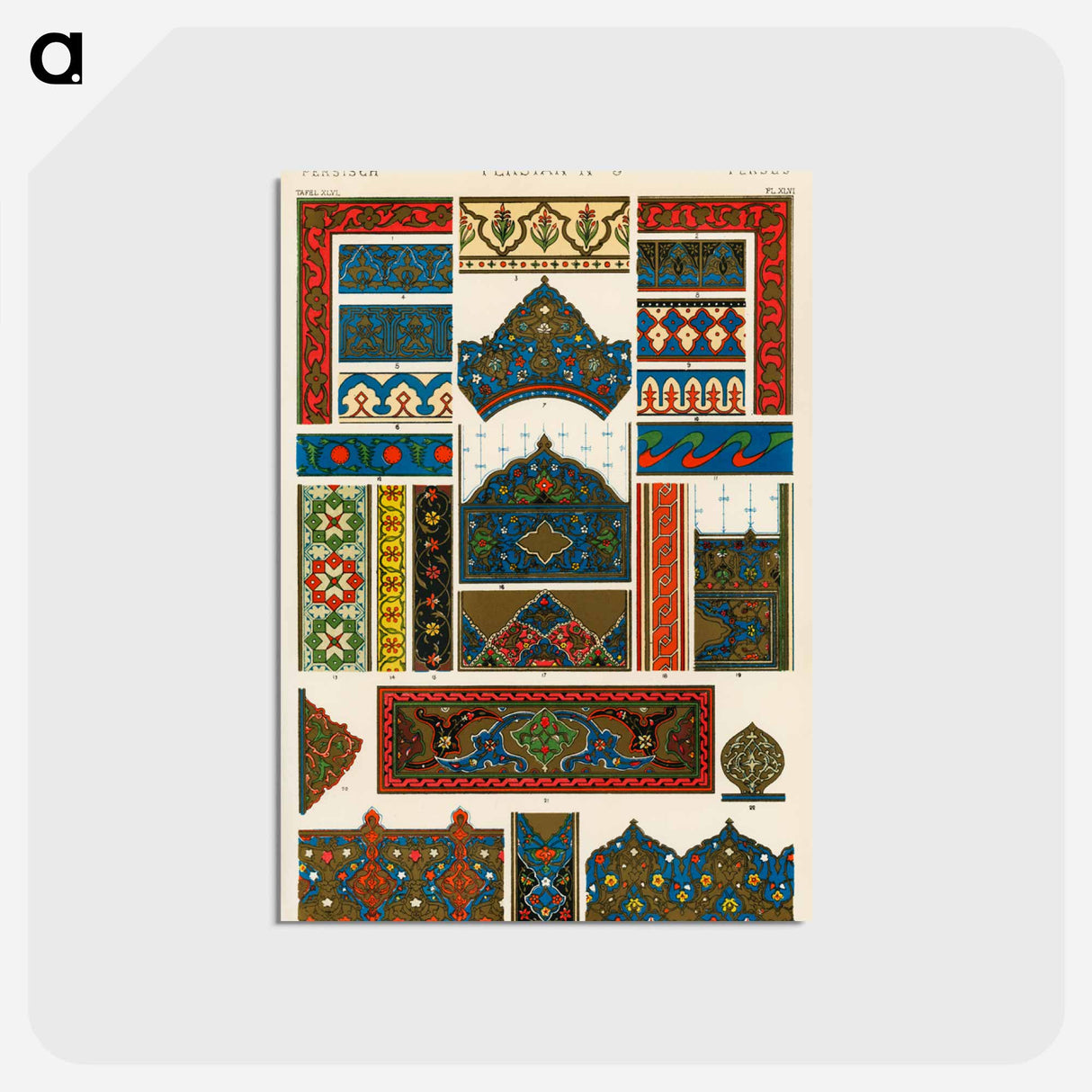 アートポストカード-Nineteenth-Century Ornament
 - 装飾の文法 Postcard.