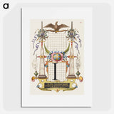 アートポスター-Guide for Constructing the Letter I
 - 書道のお手本 Poster.