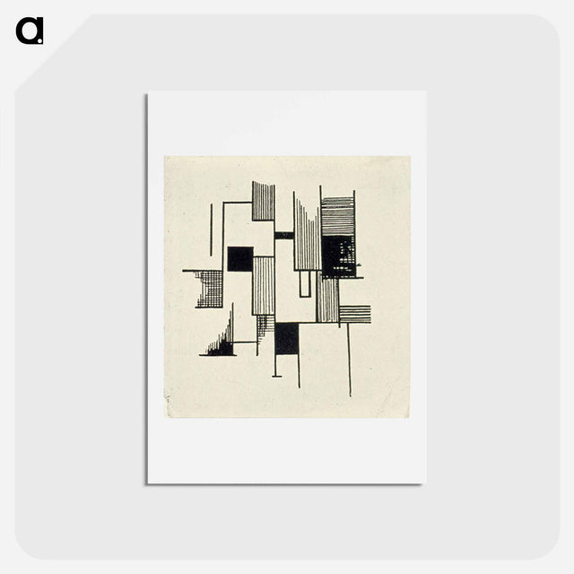 アートポストカード-Drawing - テオ ファン ドゥースブルフ Postcard.