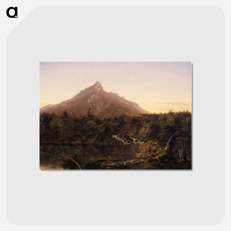 アートポストカード-Corway Peak, New Hamshire - トーマス コール Postcard.