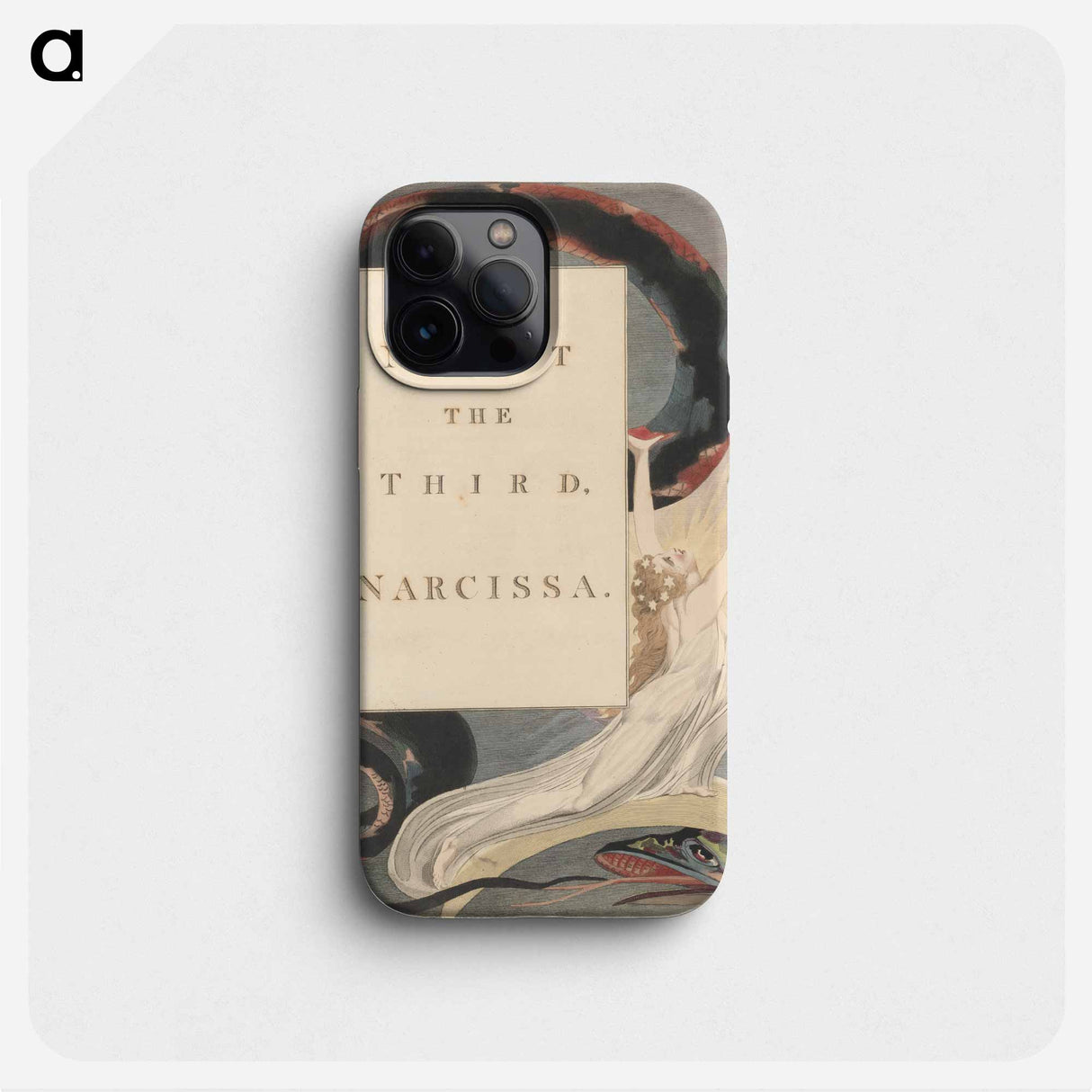 Young's Night Thoughts, Page 43, Night the Third, Narcissa - ウィリアム ブレイク Phone Case.