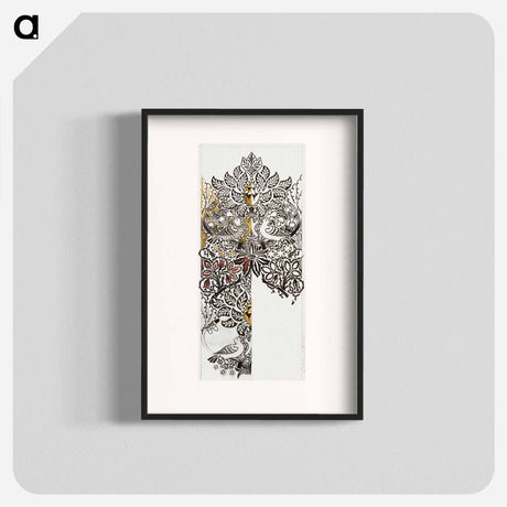 アートポスター-Dove and Rose - ウィリアム モリス Poster.