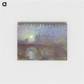アートメモ帳-Alnwick Castle, Northumberland - ウィリアム ターナー Memo.