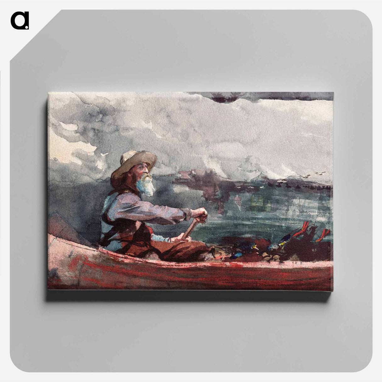 Adirondacks Guide - Winslow Homer Canvas.