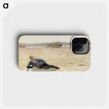 Niityllä loikoileva mies - アルバート エーデルフェルト Phone Case.