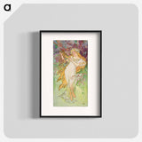 The Four Seasons "Spring" - アルフォンス ミュシャ Poster.