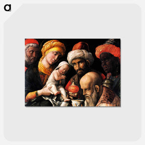 アートポストカード-Adoration of the Magi - アンドレア マンテーニャ Postcard.