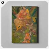 Mother with children - アーノルド ピーター ワイズ クビンチャン Canvas.