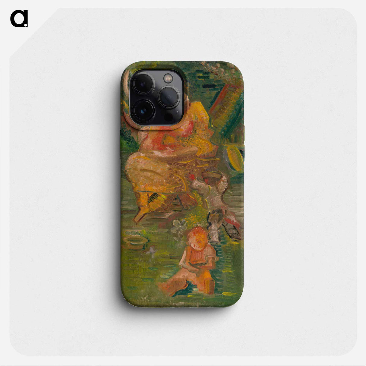 Mother with children - アーノルド ピーター ワイズ クビンチャン Phone Case.