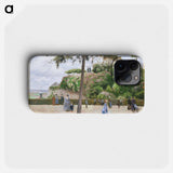 The Public Garden at Pontoise - Camille Pissarro Phone Case.