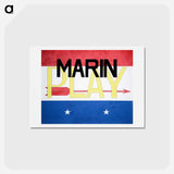 Marin - チャールズ デムス Postcard.