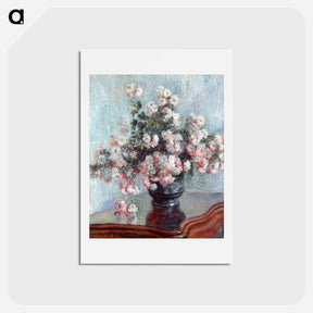 アートポストカード-Chrysanthemums - クロード モネ Postcard.