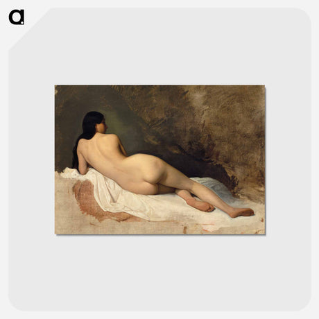 アートポストカード-Study of a Reclining Nude
 - クリーブランド美術館 Postcard.