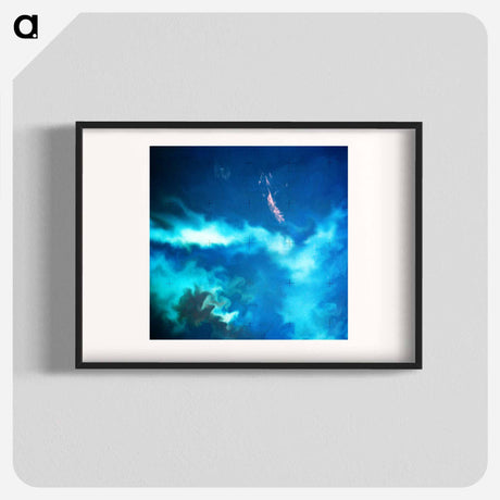 アートポスター-Plankton Bloom in the Falkland Current
 - 上空からの地球 Poster.