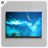 アートパネル-Plankton Bloom in the Falkland Current
 - 上空からの地球 Canvas.