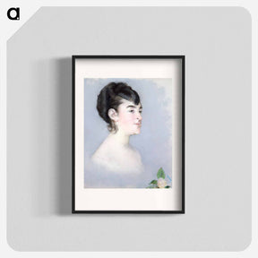 アートポスター-Mademoiselle Isabelle Lemonnier - エドゥアール マネ Poster.