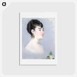 アートポストカード-Mademoiselle Isabelle Lemonnier - エドゥアール マネ Postcard.
