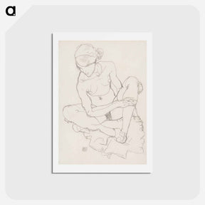 アートポストカード-Untitled - エゴン シーレ Postcard.