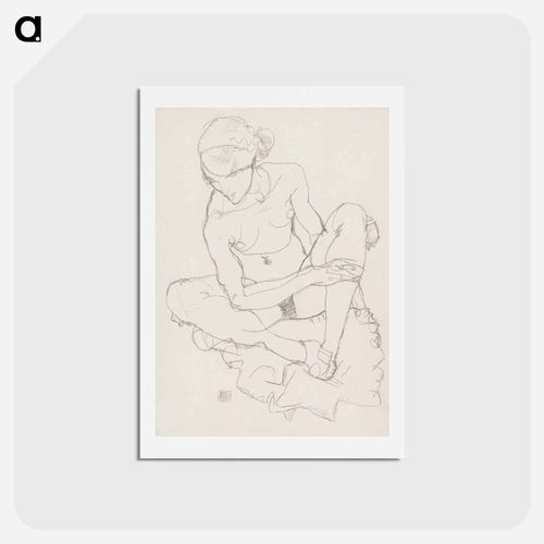 Untitled - Egon Schiele Postcard.