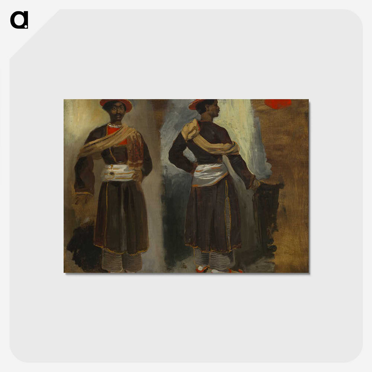 1-99_Eugene-Delacroix_postcard