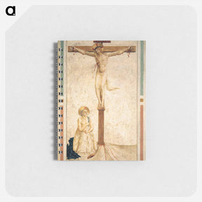 アートメモ帳-Crucifixion with St. Dominic Flagellating Himself - フラ アンジェリコ Memo.
