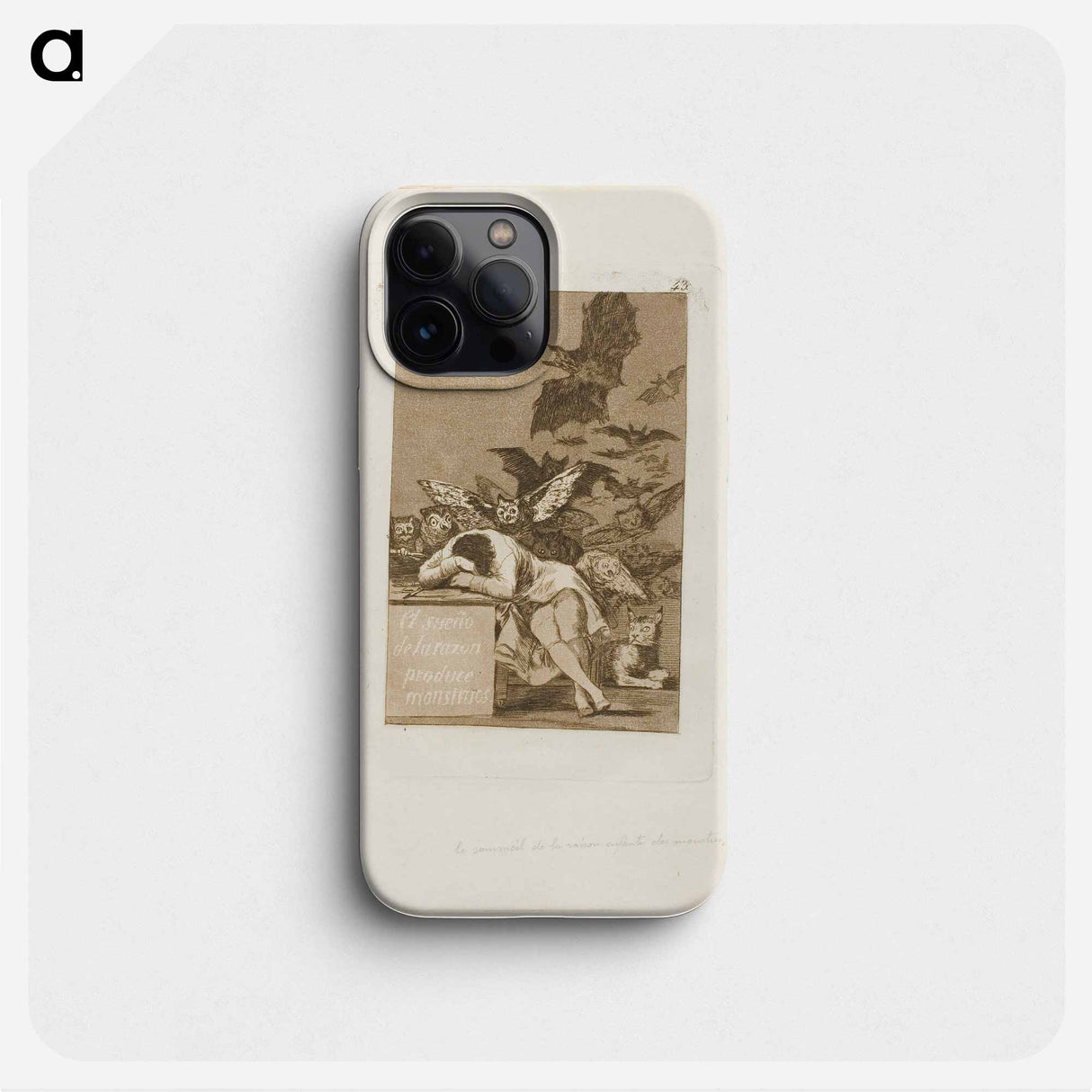 The Sleep of Reason Produces Monsters - フランシスコ デ ゴヤ Phone Case.