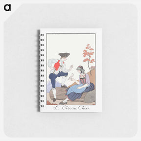 アートメモ帳-L'Oiseau Cheri - ジョージ バービエ Memo.