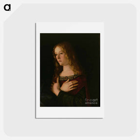 アートポストカード-Mary Magdalene - ジョヴァンニ ベッリーニ Postcard.