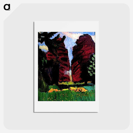 アートポストカード-Copper Beeches - アンリ マティス Postcard.