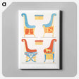 アートパネル-Armchairs of Ramses III
 - エジプト美術史 Canvas.