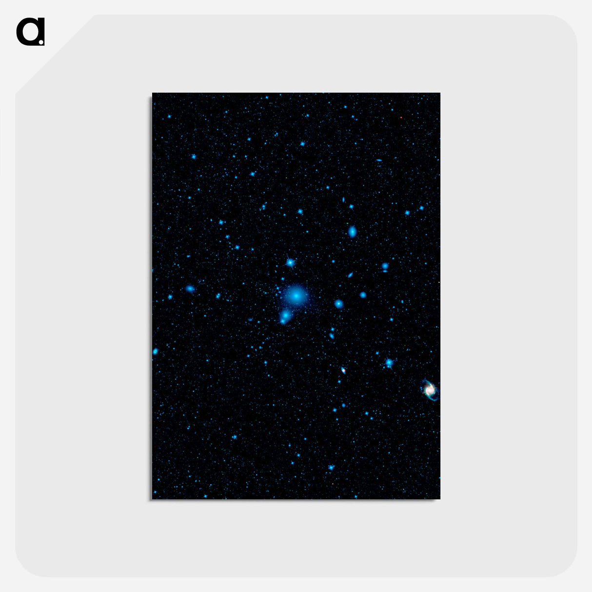 アートポストカード-Galaxy Cluster
 - ハッブル画像 Postcard.