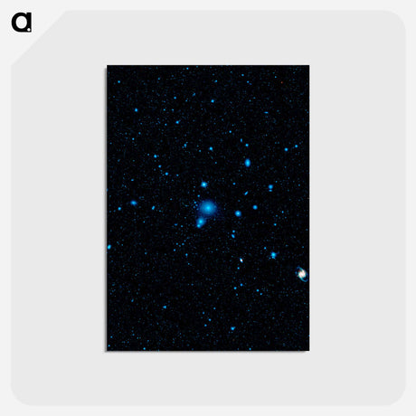 アートポストカード-Galaxy Cluster
 - ハッブル画像 Postcard.