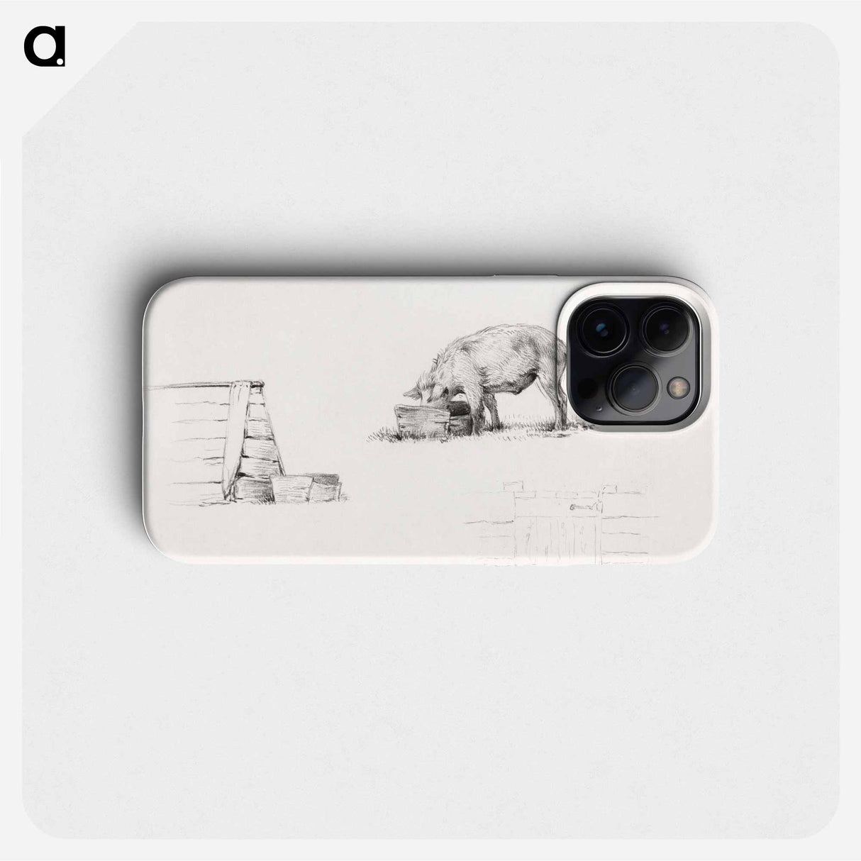 Pig - ジャン ベルナール Phone Case.