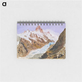 アートメモ帳-Schreckhorn, Eismeer from Splendid Mountain Watercolours Sketchbook by John Singer Sargent - ジョン シンガー サージェント Memo.