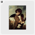 アートポストカード-Cupid as a Link Boy - ジョシュア レノルズ Postcard.
