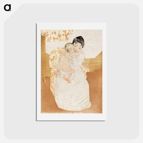 アートポストカード-Maternal Caress - メアリー カサット Postcard.
