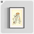 アートポスター-Little Girl Bandaging a Large Dog
 - 国立医学図書館 Poster.