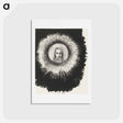 アートポストカード-And the Face of Christ Shone in the Disk of the Sun - オディロン ルドン Postcard.