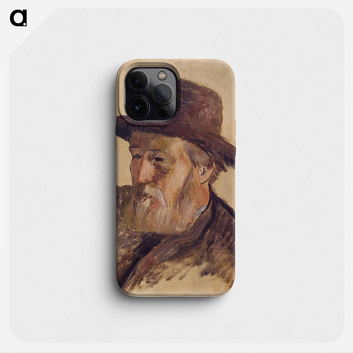 Portrait of a Man - ポール ゴーギャン Phone Case.