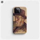 Portrait of a Man - ポール ゴーギャン Phone Case.