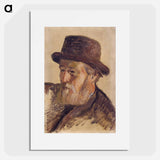 Portrait of a Man - ポール ゴーギャン Poster.