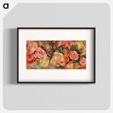 Roses - Pierre Auguste Renoir Poster.