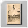 アートパネル-Man on Pole
 - セントルイス美術館 Canvas.