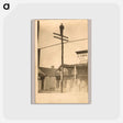 アートポストカード-Man on Pole
 - セントルイス美術館 Postcard.