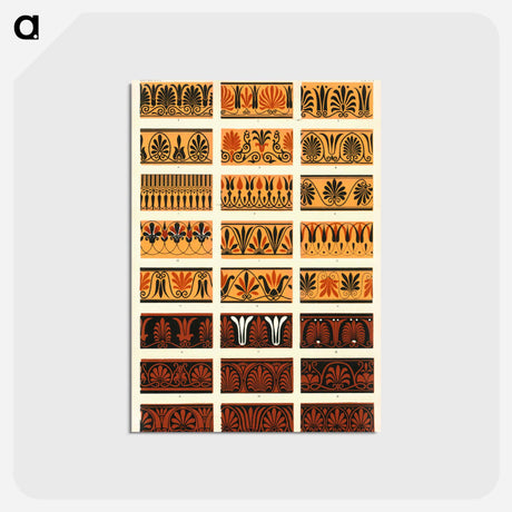 アートポストカード-Nineteenth-Century Ornament
 - 装飾の文法 Postcard.