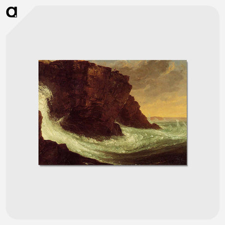 アートポストカード-Frenchman's Bay, Mt. Desert Island - トーマス コール Postcard.