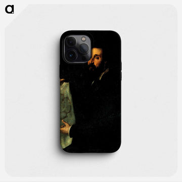 Portrait of Giulio Romano - ティツィアーノ ヴェチェッリオ Phone Case.