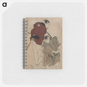 アートメモ帳-Ichikawa Omezō I as Tomita Hyōtarō, and Ōtani Oniji II as Kawashima Jibugorō - 東洲斎 写楽 Memo.