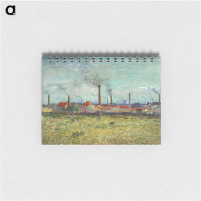 アートメモ帳-Factories at Clichy - フィンセント ファン ゴッホ Memo.